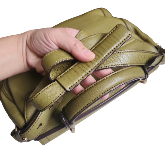 MCM 2 way sling/handbag olive green - Picture 16 of 17